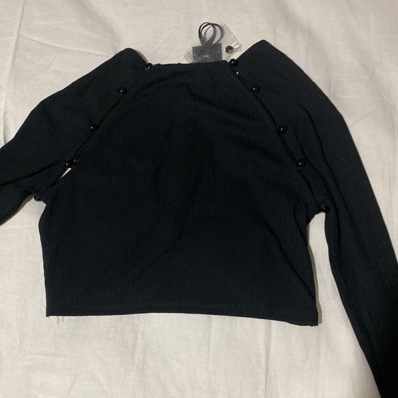 H:ours Diara top in black - Picture 9 of 9